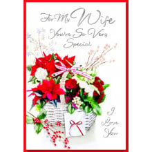 JXC0916 Wife Trad 50 Christmas Cards