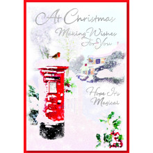 JXC0867 Open Male Trad 50 Christmas Cards