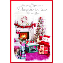 JXC1226 Son + Daughter-In-Law Trad 75 Christmas Cards