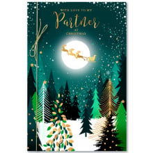 JXC1184 Partner Male Trad 50 Christmas Cards