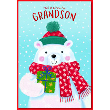 JXC1126 Grandson Juvenile 50 Christmas Cards