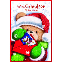 JXC1135 Grandson Juvenile 75 Christmas Cards