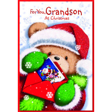 JXC1135 Grandson Juvenile C75 Christmas Cards