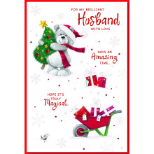 JXC0952 Husband Cute 75 Christmas Cards
