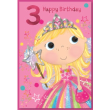 Age 3 Girl Cards SE29620