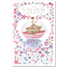 Wife Anniversary Cute 75 Cards SE29666