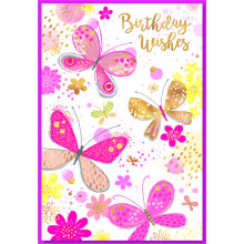 Open Female Butterflies Cards SE29743