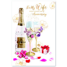 Wife Anniversary Trad Cards C75  SE29856