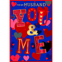 JVC0169 Husband 50 Valentines Day Cards SE29909