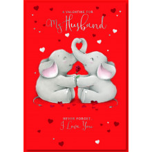 JVC0172 Husband 50 Valentines Day Cards SE29912