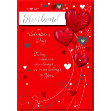JVC0170 Husband 50 Valentines Day Cards SE29914