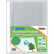 A4 Eco Bio Degradable Poly Pockets 25's