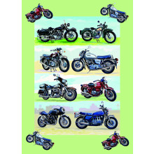 Country Cards 3031 Open Motorbikes