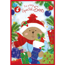 JXC1505 Son Juvenile Christmas Card 50 SE30327