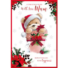 JXC1472 Mum Cute Christmas Card 50 SE30334