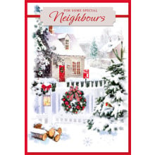 JXC1733 Neighbours Traditional Christmas Card 50 SE30338