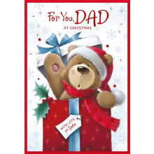 JXC1486 Dad Cute C50 Christmas Card SE30341