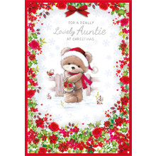 JXC1532 Auntie Cute Christmas Card 50 SE30352