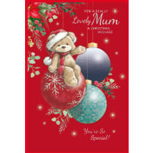 JXC1476 Mum Cute Christmas Card 75 SE30362