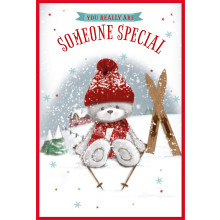JXC1588 Someone Special Male Cute Christmas Card 75 SE30374