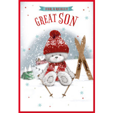 JXC1510 Son Juvenile C75 Christmas Card SE30374