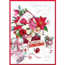 JXC1589 Someone Special Female Traditional Christmas Card 90 SE30393