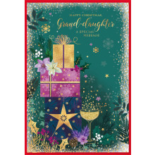 JXC1550 Grand-Daughter Trad C50 Christmas Cards SE30405