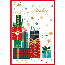 JXC1538 Nephew Traditional Christmas Card 50 SE30412