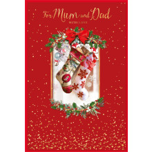 JXC1606 Mum & Dad Trad 75 Christmas Cards SE30428