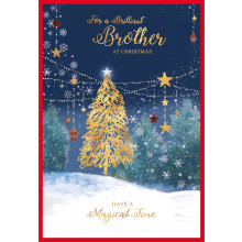 JXC1525 Brother Traditional Christmas Card 50 SE30447