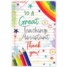 Thank You Teaching Assistant Cards SE30552