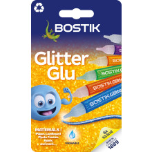 Bostik Glitter Glue Pens Assorted 6's