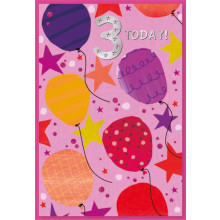 Age 3 Girl C50 Cards  SE30659