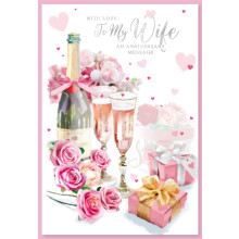 Wife Anniversary Trad C50 Cards SE30670