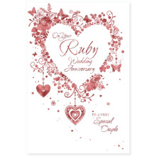 Your Ruby Anniversary Trad C50 Card SE30673