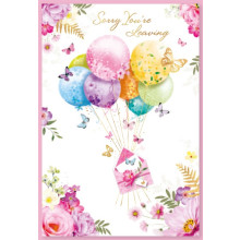 Sorry You're Leaving Female C50 Card SE30779
