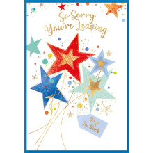 Sorry You're Leaving Male C50 Card SE30780