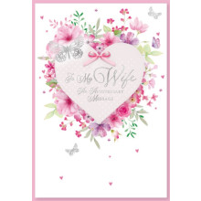 Wife Anniversary Trad C50 Card SE30784