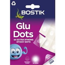 Bostik Glu Dots Pack 64 Extra Strong and Permanent