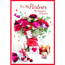 JVC0278 Partner Female Trad 50 Valentines Day Cards SE30833