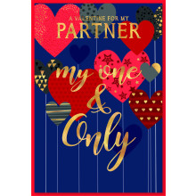 JVC0279 Partner Male Trad 50 Valentines Day Cards SE30834