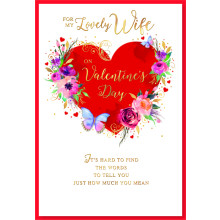 JVC0240 Wife Trad 50 Valentines Day Cards SE30838