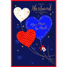 JVC0253 Husband Trad 75 Valentines Day Cards SE30848