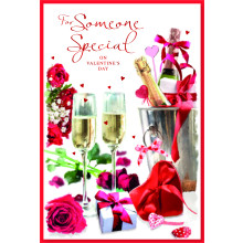 JVC0266 Someone Special Female Trad 75 Valentines Day Cards SE30851