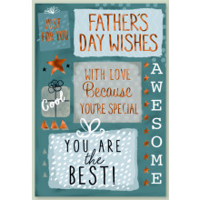 JFC0139 Open Trad 50 Father's Day Cards SE30930