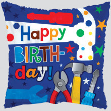 Foil Balloons Birthday Square Hammer