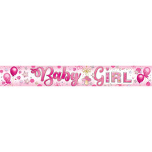 Party Banner 2.7m Baby Girl