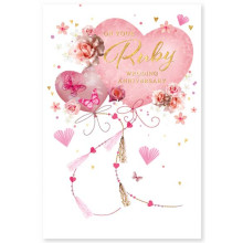 Your Ruby Anniversary Trad C50 Card SE31090