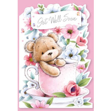 Get Well Female Cute C50 Card SE31106