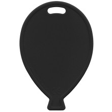 Plastic Balloon Shaped Weights Black
